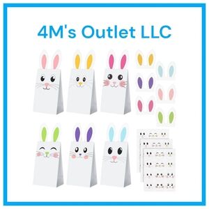 Easter Bunny Gift Bags with Stickers
